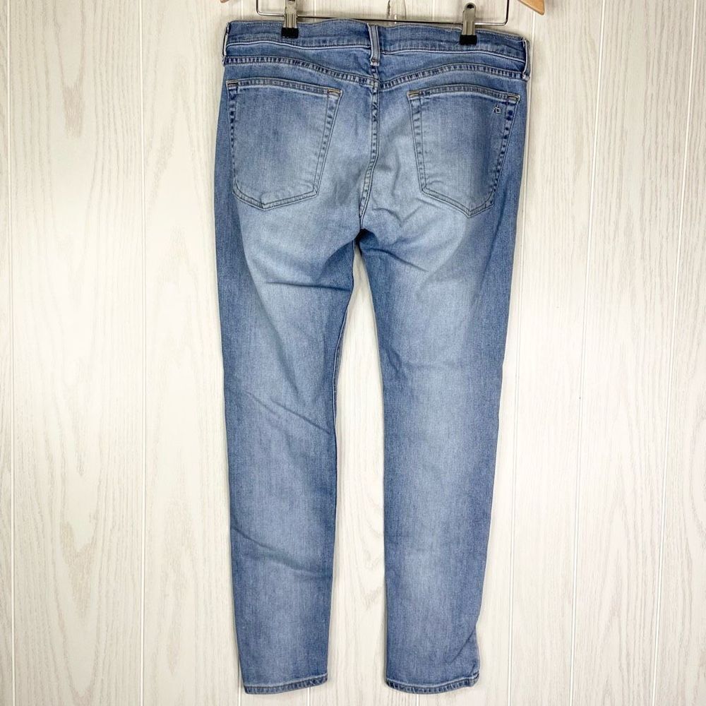 Rag And Bone Women's Brigade Light Wash Distressed The Dre Jeans Size 29 - Picture 3 of 7